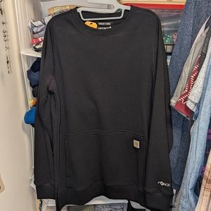 NWT ladies Carhartt crew neck sweatshirt with front pocket